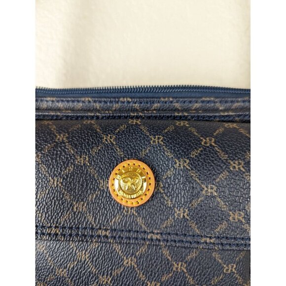 RIONI SIGNATURE Navy blue small POCKET PURSE CROSSBODY BAG - Picture 6 of 16